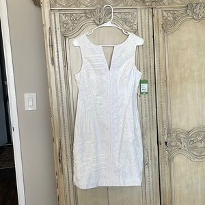 NWT Ladies White Janice Shift Dress Size 6